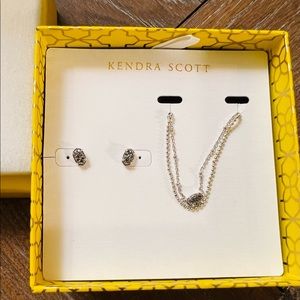 New Kendra Scott - Emilie Multi Strand Necklace & Earrings